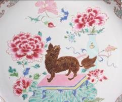 Chinese famille rose charger