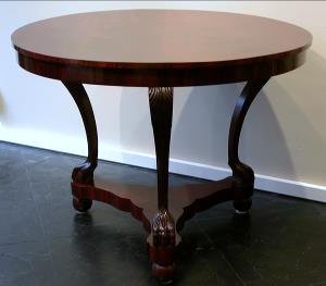 Dutch table with claw-feet, ± 1825