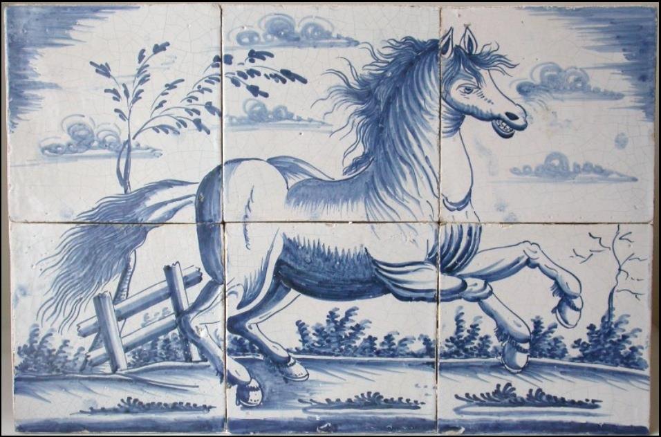 Frisian tile panel